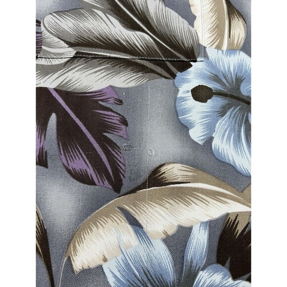 Joseph & Feiss Hawaiian Shirt 100% Silk Geometric Tropical Design Adult Size XL - Picture 3 of 13